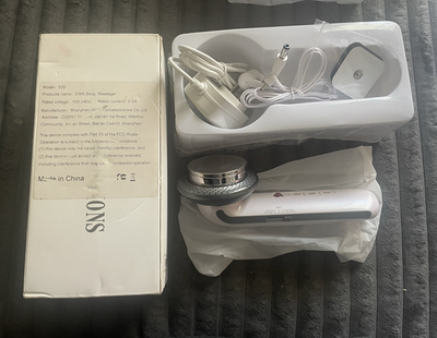 #ad #ad Ultrasonic Cavitation Body Massager w Power Adapter amp; Manual Model 939 White $10.00
