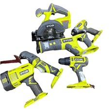 7 RYOBI ONE 18V Drill Driver Saw Tools Lot Multi-Tool P246 PCL500 PCL515 Light