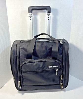Ciao Luggage  15'' Rolling Under Seat Carry On Weekender Suitcase Telescopic New