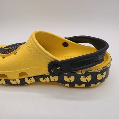 Classic WU-TANG CROCS! US Size J6 New Limited Edition Crocs x Wu-Tang Clan Yellow Classic Clog  main image 3