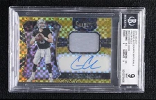 2016 Select Rookie Materials Gold Prizm /10 Connor Cook BGS 9 MINT Auto RC