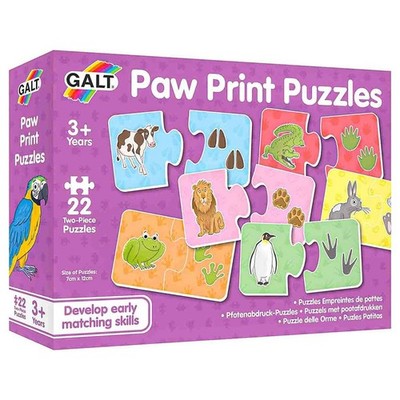 Galt Toys | Pfotenabdruck Puzzle | 22 Teile 2-teiliges Puzzle | Kids Fun Act | 3+ |