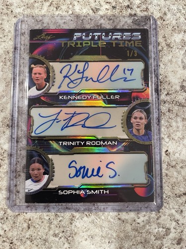 2024 Leaf Futures K Fuller T Rodman S Smith Triple Time Autos 1/3