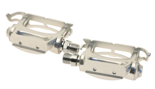 Campagnolo C Record Ergonomic 2nd Gen Pedals Medium Clips Pista Strada NOS NEW - 第 4/11 張圖片