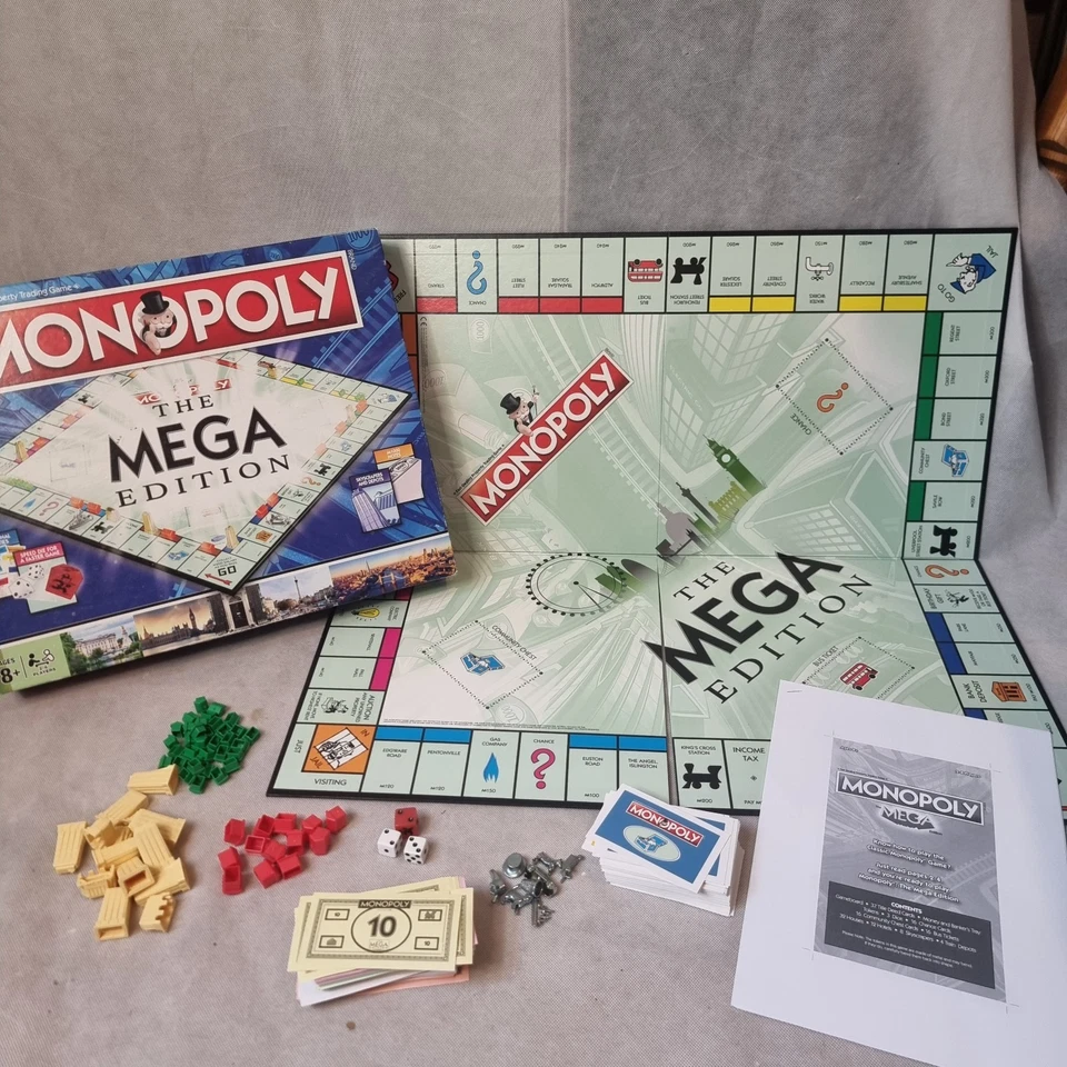 Monopoly MEGA Edition 6 Player Bigger And Better Edition Of The Hit Board Game - Image 4 of 4