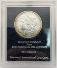 1882-S Morgan Silver Dollar Redfield Collection Mint State 60 Paramount Holder