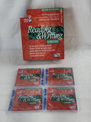 Step Up Reading & Writing Elementary 4'' by Pro One  Mac & Win - 4 CD Set Sealed 