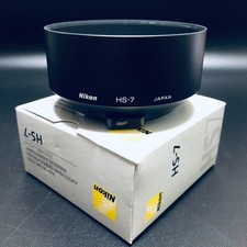 🍙Mint Boxed🍙 Nikon HS-7 Lens Hood for 58mm f1.2S 80mm f2.8S Snap-On from Japan
