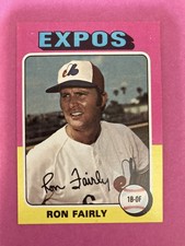 1975 Topps Mini Ron Fairly 270 MONTREAL EXPOS
