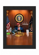 Donald j Trump Signed Autograph PHOTO Pre Print 10x8 Mount USA President