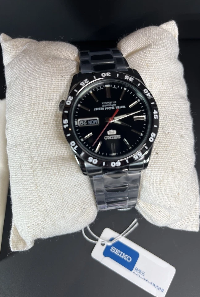 Seiko 5 Automatic SNKE03KC Black Stainless Steel Men’s Watch Japan Model - Image 2 of 4