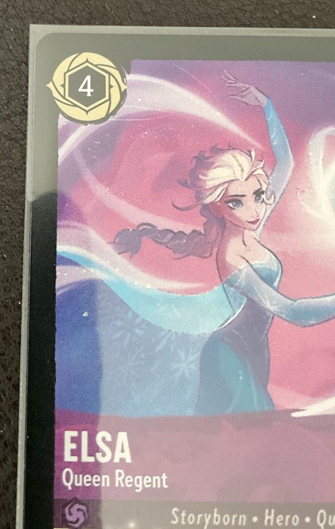 Disney Lorcana Elsa Queen Regent Promo Signature card. 16/P2