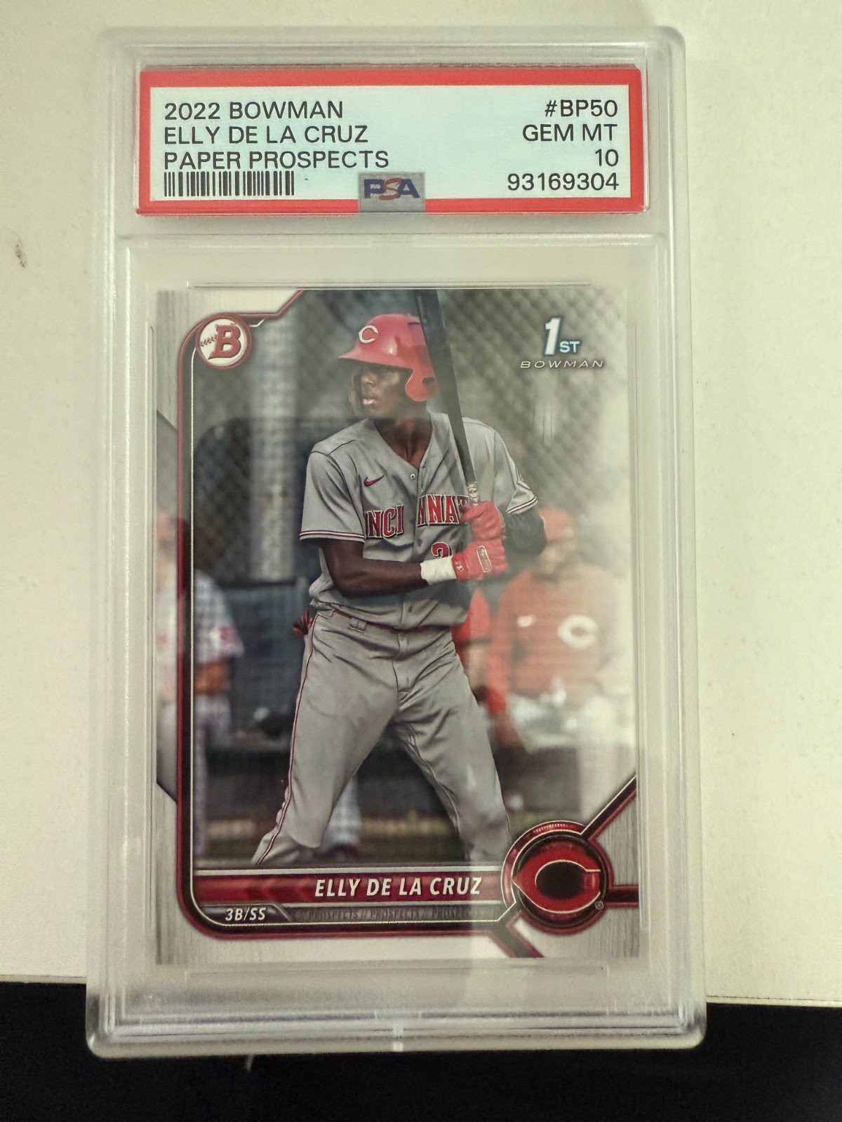Elly De La Cruz 2022 Bowman 1st Edition #BPPF-50 Base (1st) Price 