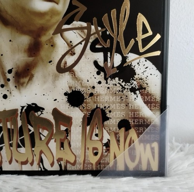 #ad #ad Framed Pop Art Graffiti Print Statue Bubblegum #x27;The Future Is Now#x27; $40.00