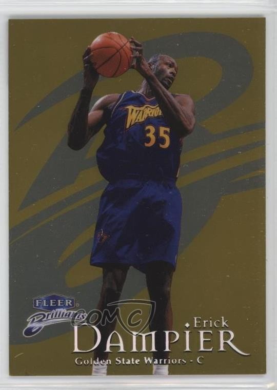 1998-99 Fleer Brilliants Gold 7/99 Erick Dampier #29G 1oa6