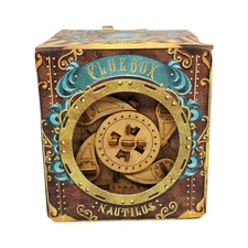 Cluebox Captain's Nemo Nautilus Puzzle Box - 60 min Escape Room in a Box