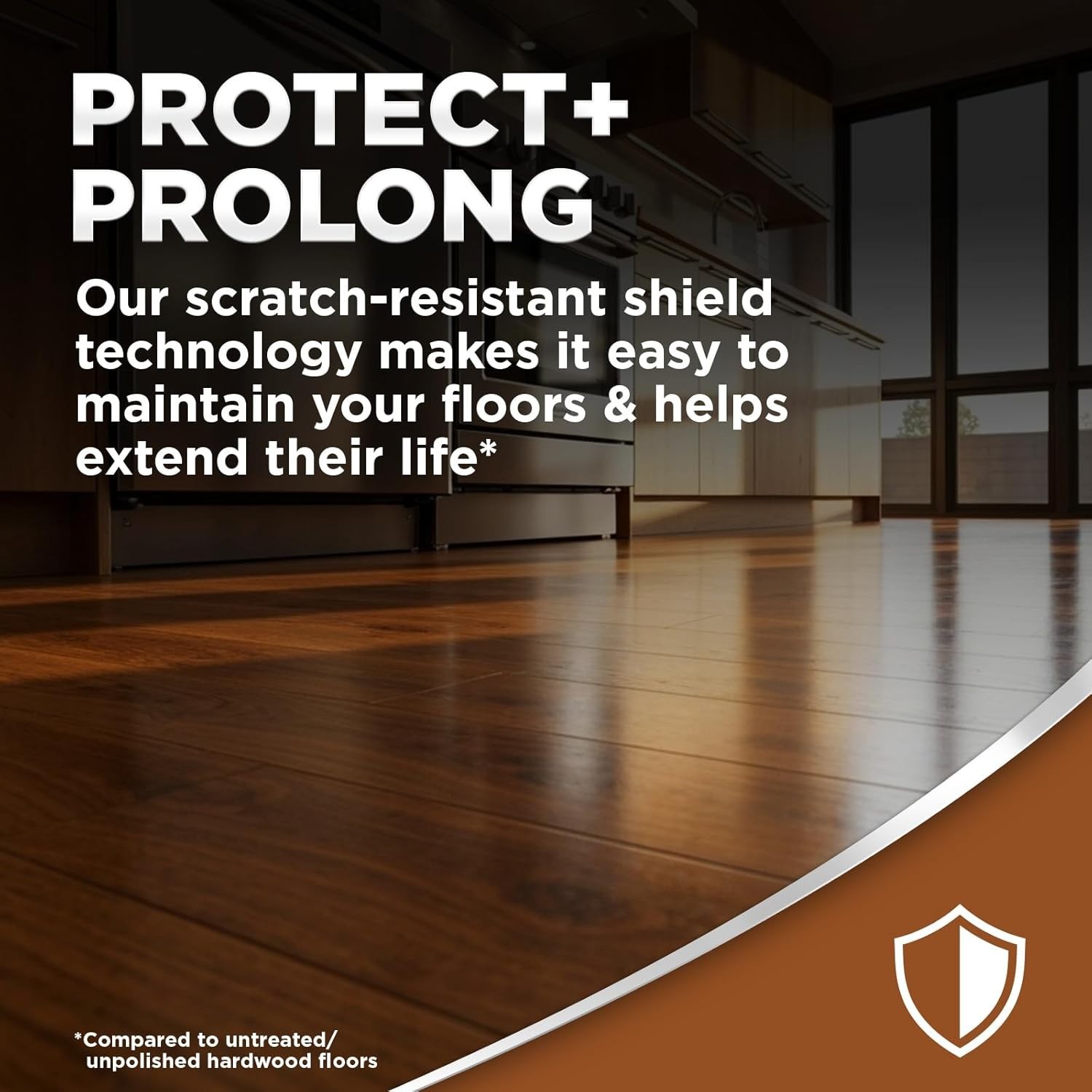 Restorative Wood Floor Polish 32 oz - Protects & Shines High-Traffic Areas