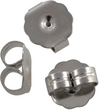 Extra-large Surgical Steel Earring Backs Package of 10 