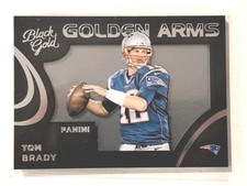 2015 Panini Black Gold Tom Brady Golden Arms #13/25 goat rare SP Patriots MVP🔥