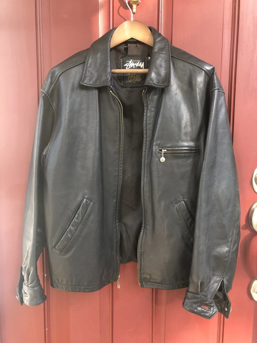 Stussy Leather Outer Shell Coats, Jackets & Vests for Men for Sale