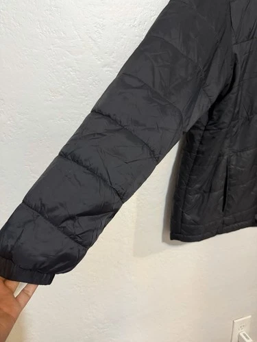Mercedes Benz Port Authority Puffer Jacket Men XL Black Lightweight Logo image 6