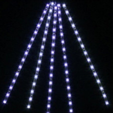 5 X Bianca 12V Striscia Luminosa Sottoscocca Impermeabile Flessibile 15 LED 30 C