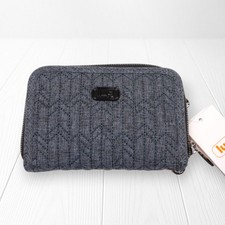 NEW ❤️ Lug Rodeo Heather Gray RFID Wallet Wristlet