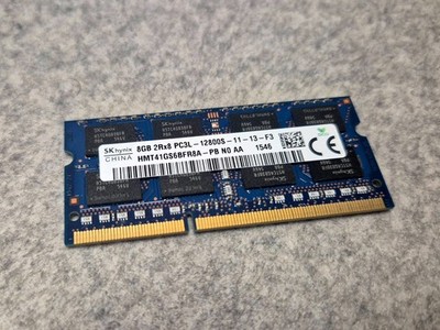 SK Hynix 8GB DDR3L-1600 SO-DIMM Laptop RAM PC3L-12800S 2Rx8 HMT41GS6BFR8A-PB