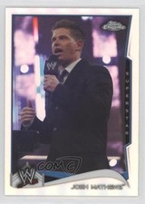 2014 Topps Chrome WWE Refractor Josh Mathews #76 17tg