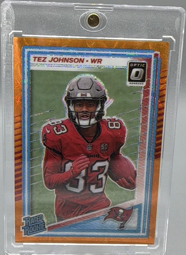 2025 Donruss Optic Football Orange Scope Tez Johnson #231