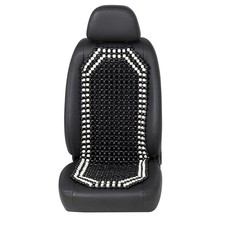 Road Comforts Wood Beaded Seat Cover Back Massage Cushion for Stress Free - Keep