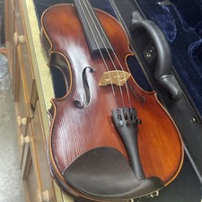 Fiddlerman Concert Violin Outfit padded case & extras NEEDS 1 STRING