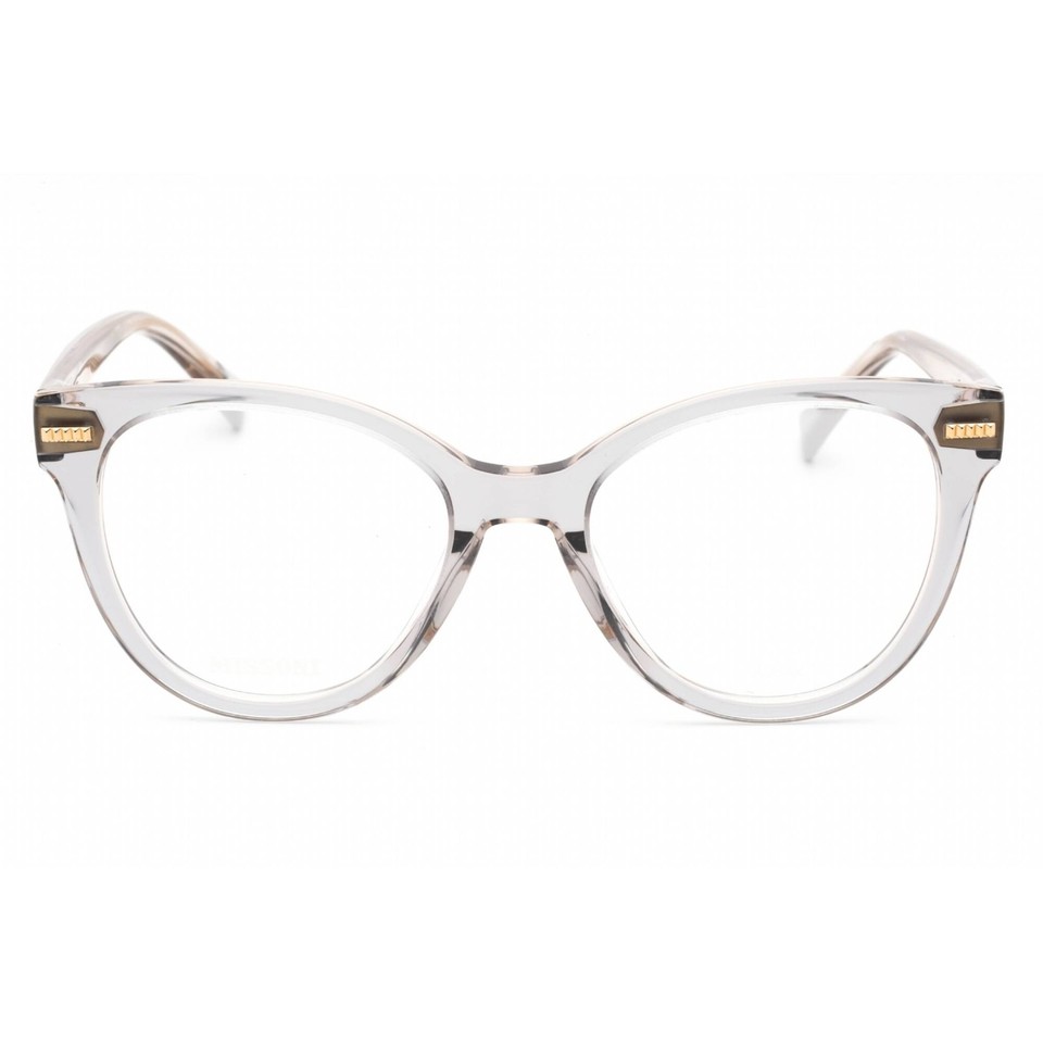 Missoni Women's Eyeglasses Grey Beige Plastic Cat Eye Shape Frame MIS ...