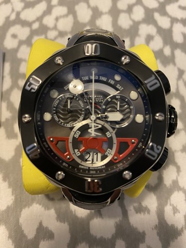 Invicta Kraken 33480 Kraken Reserve Swiss Made 54mm Black Silver Stainless Steel