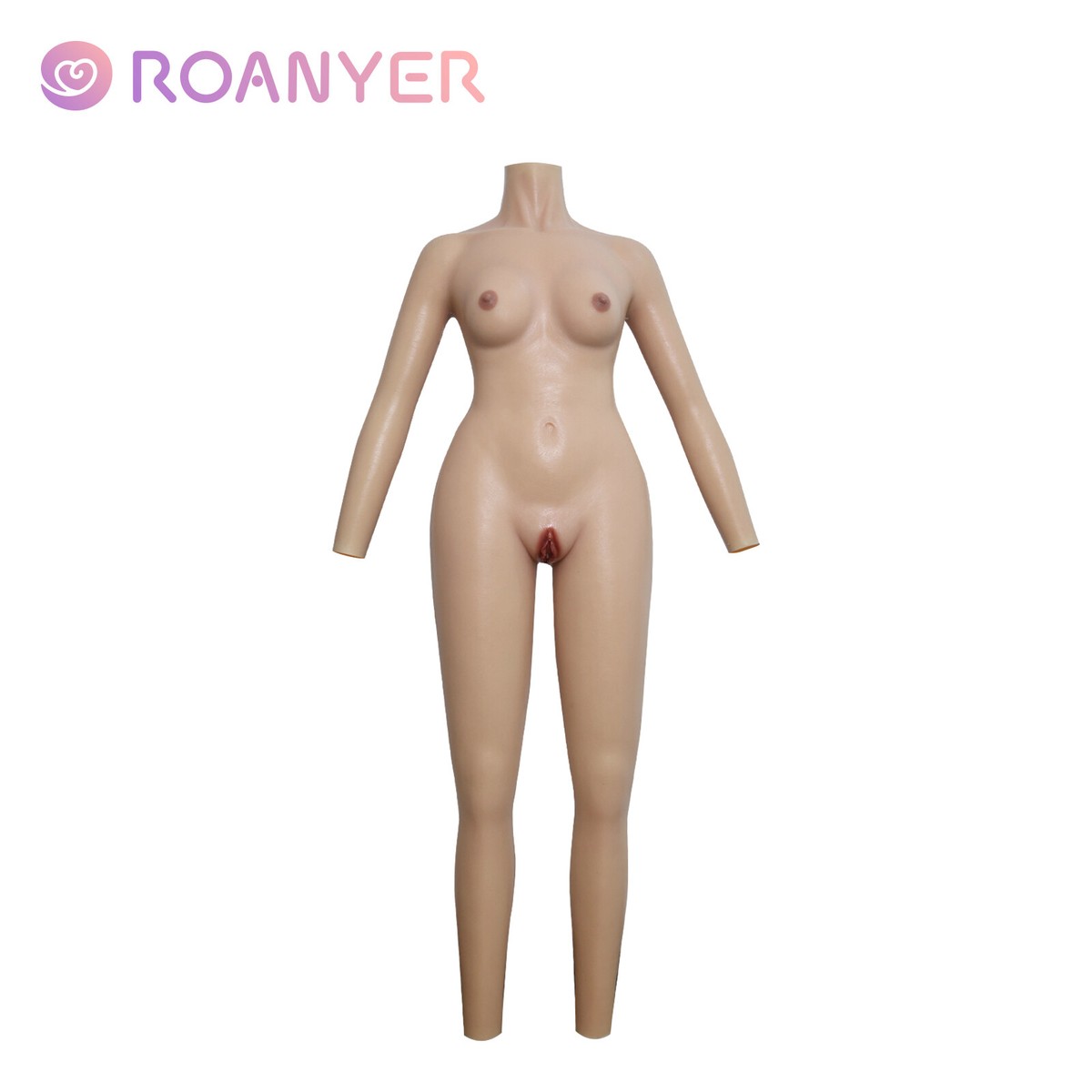 Body de Silicona con Brazo Copa B Formas de Pecho para Travesti Drag Queen