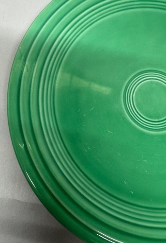 Vintage Fiesta Ware Dinner Plate, 9-1/2", Original Fiesta Light Green - Picture 7 of 12
