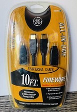 GE Firewire Universal Cable All-In-One 10 ft. IEEE 1394 3-in-1