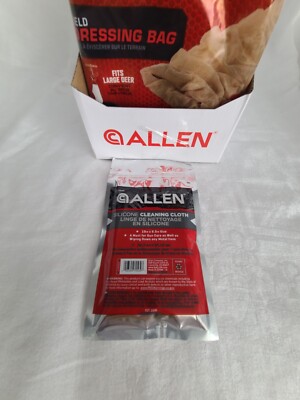 Allen Field Dressing Bag Fits Large Deer Reusable/Washable New. Set of 5. 