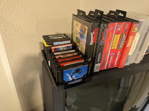 10 Spiele Cartridge Halter für Sega Genesis - Mega Drive Game Organizer Tray Ständer - Bild 5 von 7