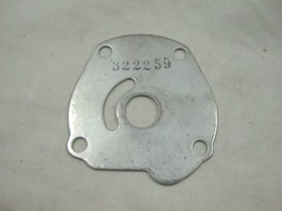322259 0322259 OMC Impeller Housing Plate Evinrude/Johnson 25-35HP | eBay