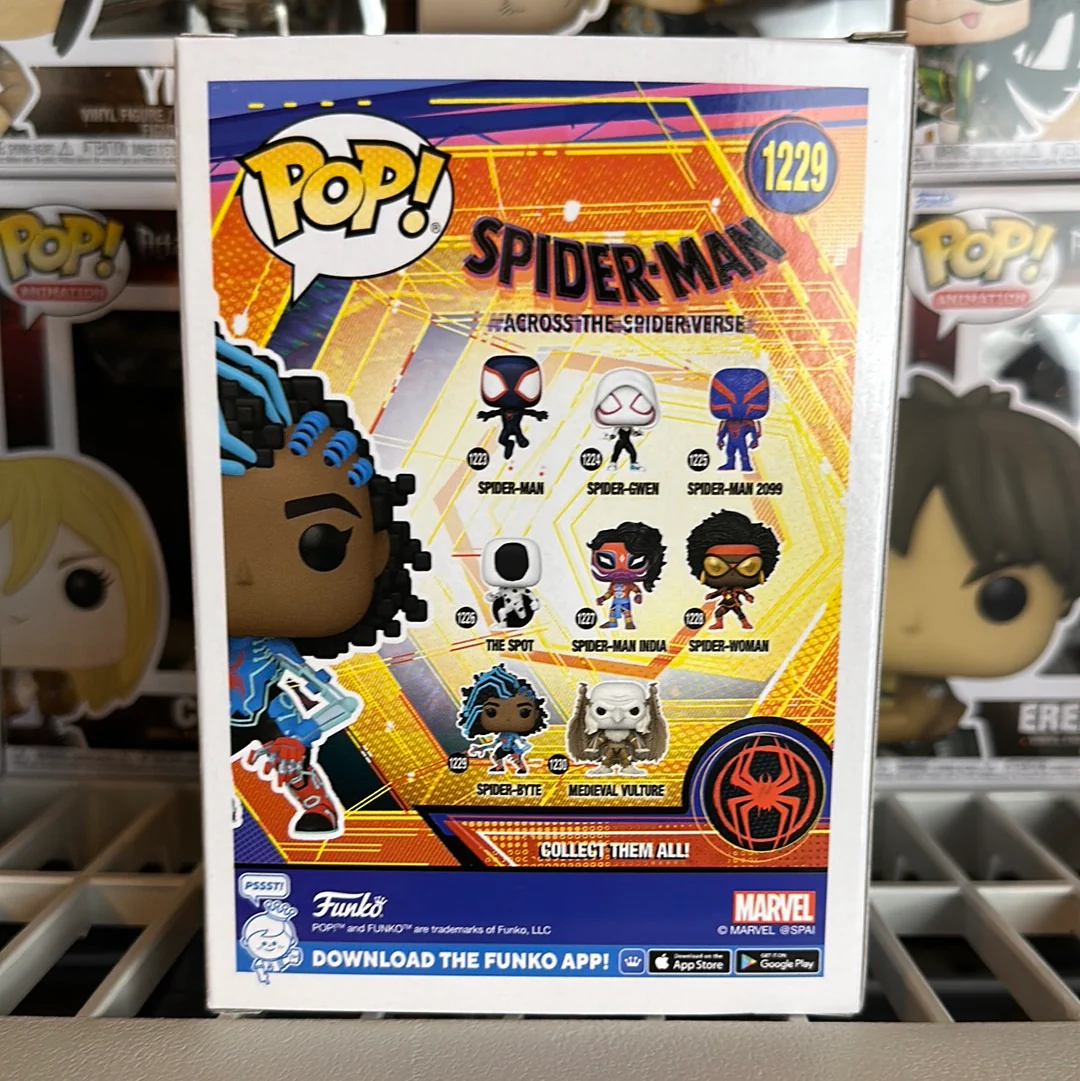 Funko POP! Marvel Spider-Man Across the Spider-Verse Spider-Byte #1229 –  Lonestar Finds