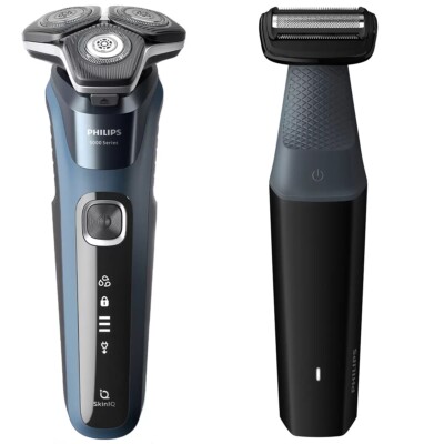 Philips Shaver Series 5000 And  Body Shaver Series 3000 Bundle Pack