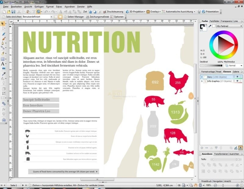 DrawPlus X5 Vollversion MiniBox (+CD) [Serif] Windows XP/Vista/7/8 (NEU/OVP) - Bild 3 von 4