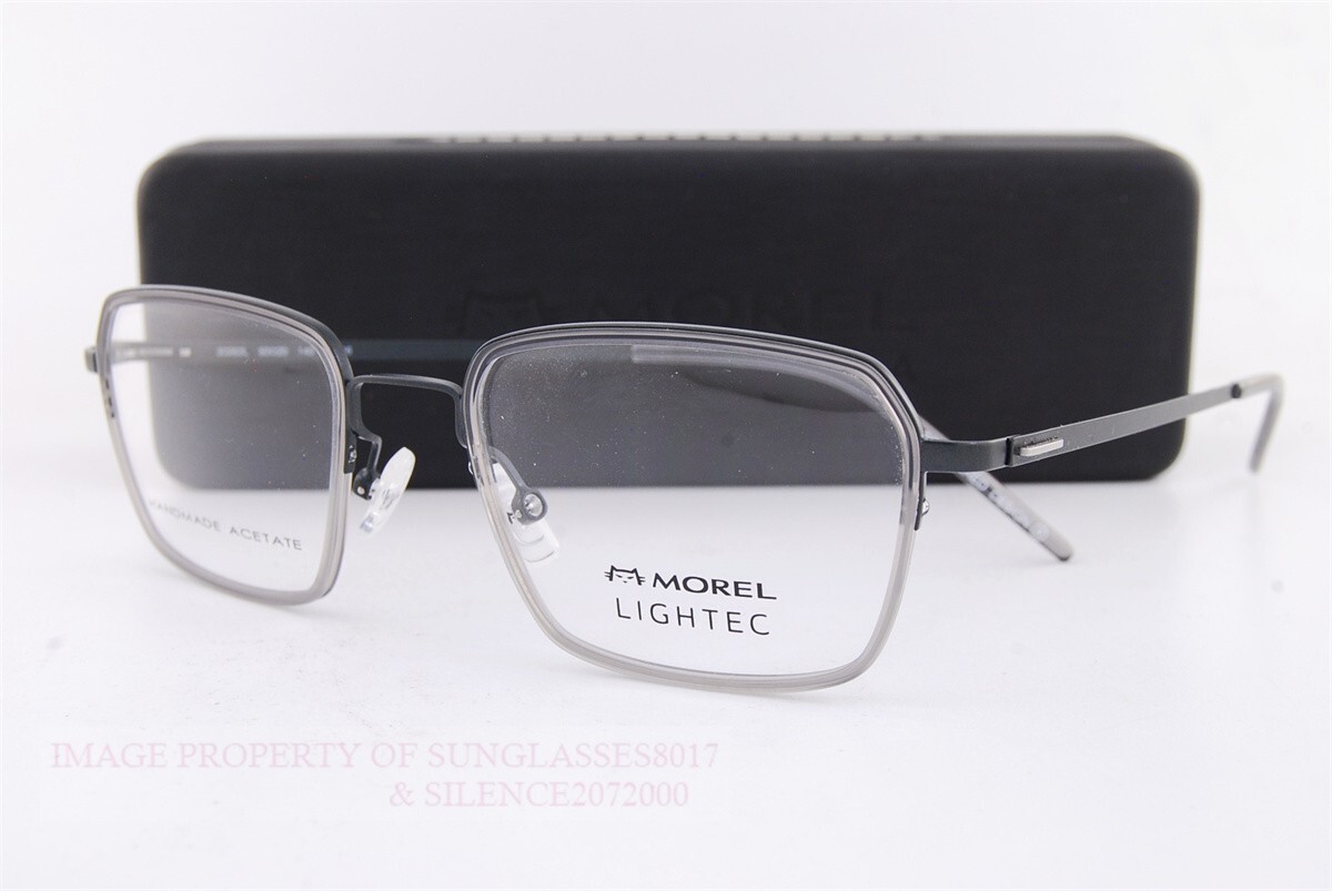 ラクレコ New MOREL LIGHTEC Eyeglass Frames 30263L GG16 Grey made in France