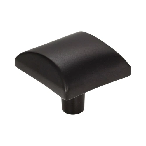 Matte Black Square Glendale Kitchen Cabinet Knob Vanity Closet Pull 525MB - Picture 1 of 3