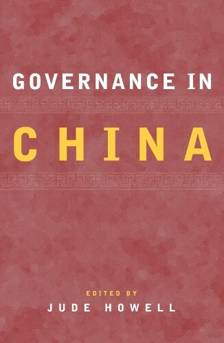 Thumbnail - Jude Howell Governance In China (taschenbuch)