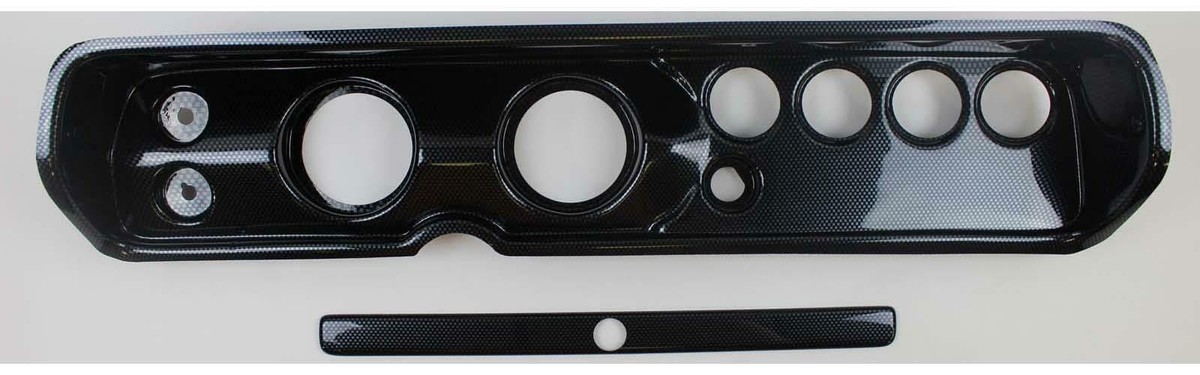 64-65 Chevelle Carbon Dash Panel w/ Dakota Digital 3-3/8