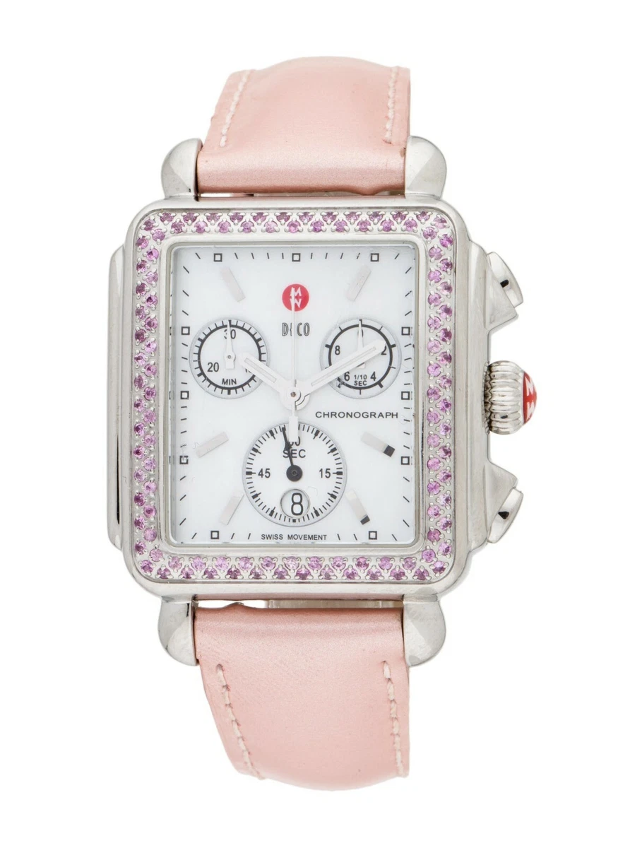 Pink michele deals watch