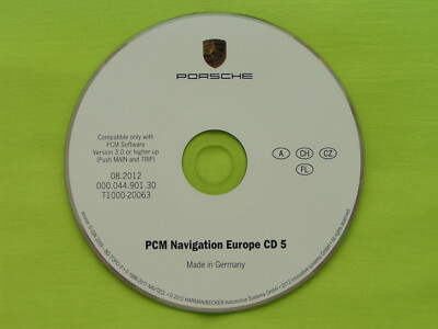 NAVI CD ALPEN SCHWEIZ TSCHECHIEN 2012 PORSCHE PCM 2.0 CAYENNE CAYMAN BOXSTER 911