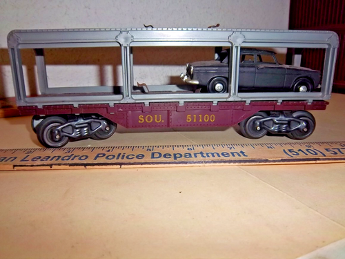 MARX Train - 51100 Southern Auto Transport Car - O gauge - Fork ...